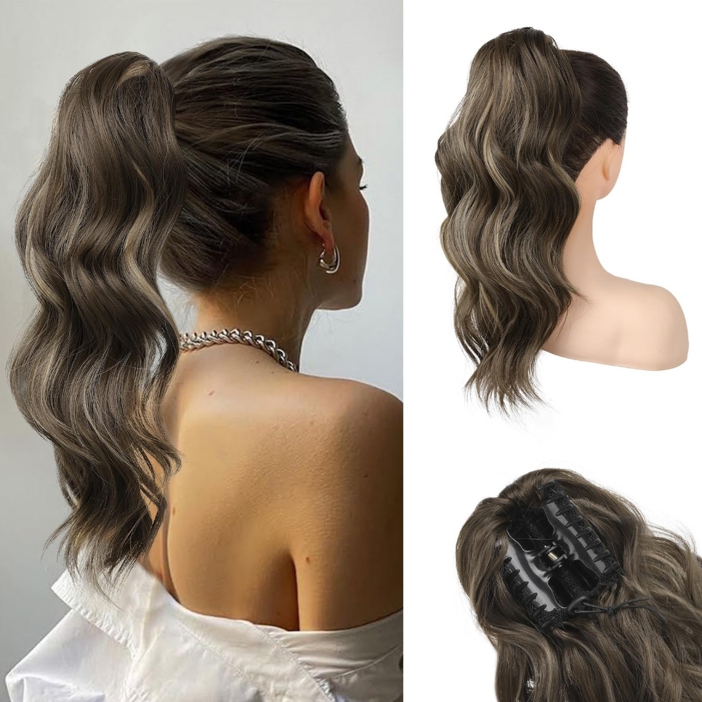 Clip in Ponytail Extension, Ponytail Extension 18 Inch Hair Ponytail Extension